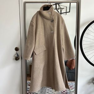 Acne Wool Coat Oversized Sz 32 one size fits all
